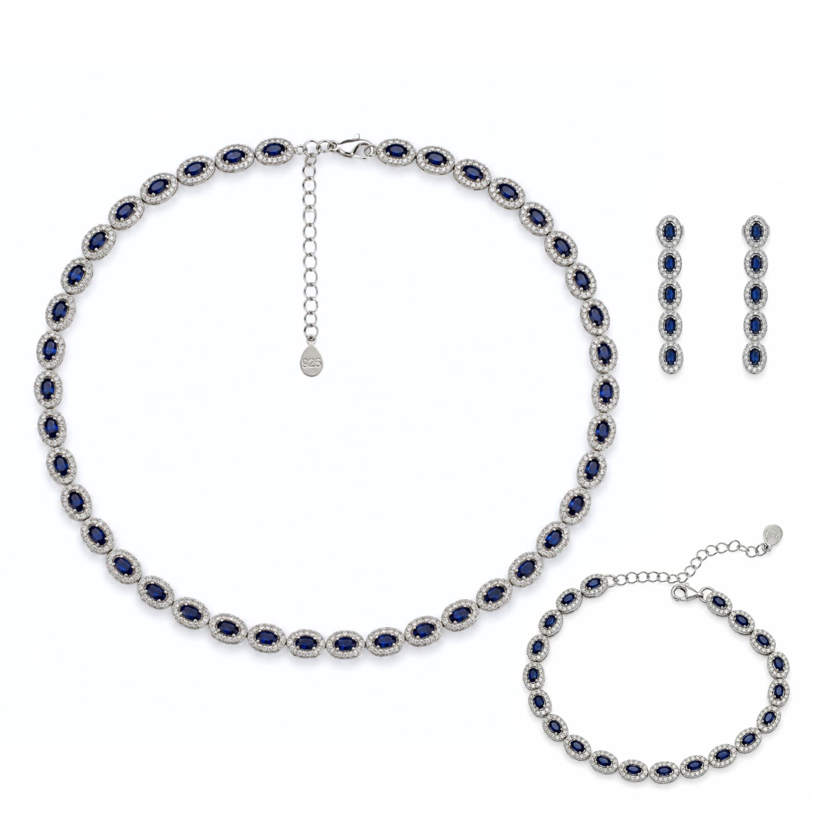 Set Sky Blue din Argint 925 • id.11