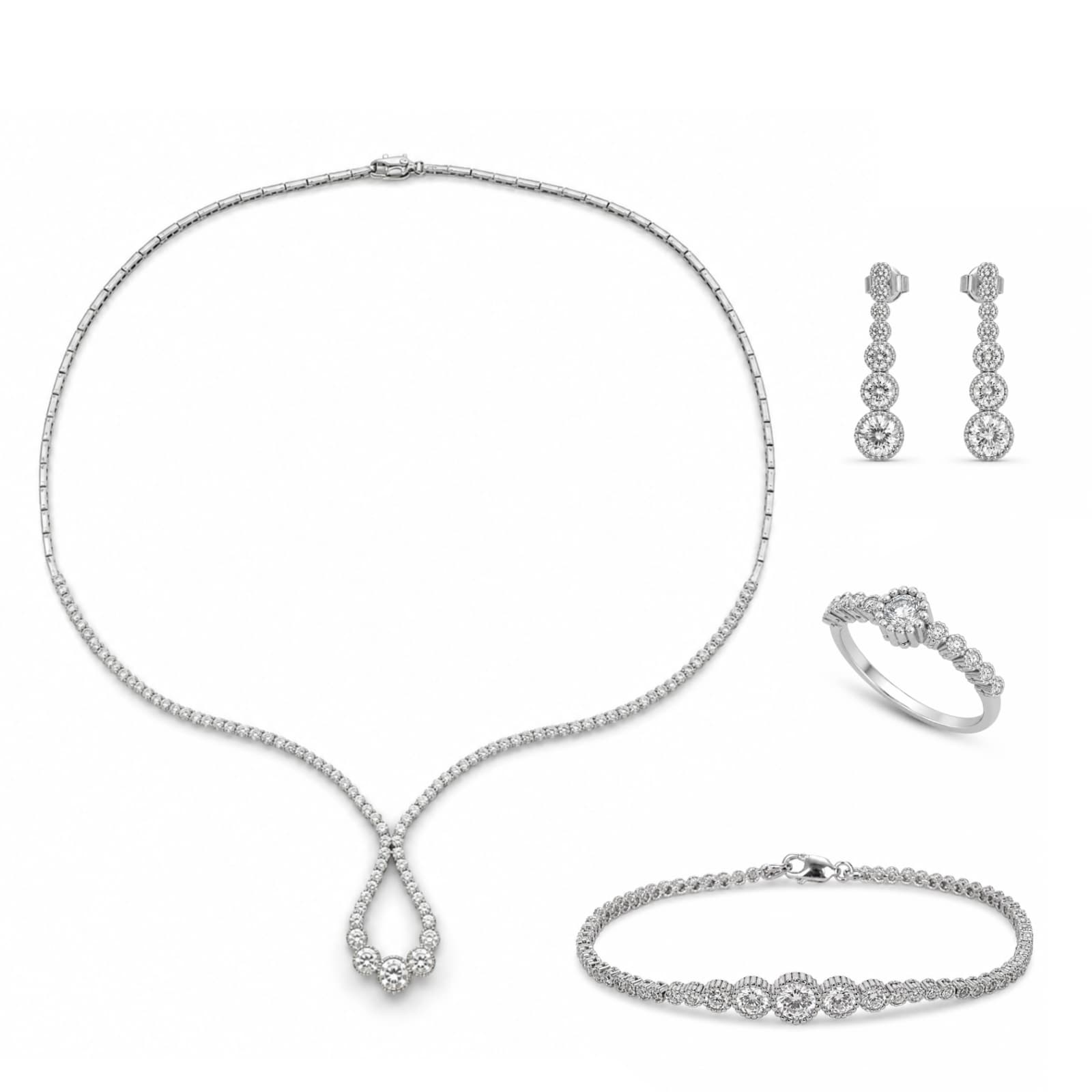 Set Celeste din Argint 925 • id.37